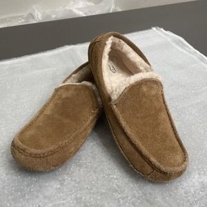 UGG Men's ASCOT Casual Comfort Suede Slipper Loafers CHESTNUT Size 10 US